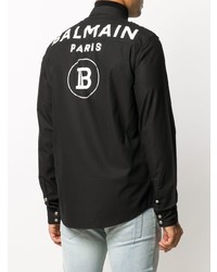 Balmain Logo Print Shirt