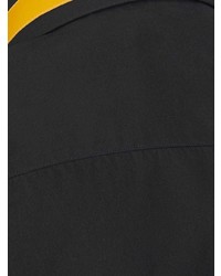 Fendi Logo Stripe Collar Shirt