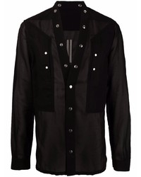 Rick Owens Long Sleeve Button Fastening Shirt