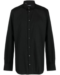 Dolce & Gabbana Long Sleeve Cotton Blend Shirt
