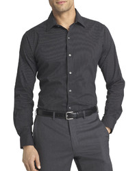 Van Heusen Long Sleeve Flex Slim Fit Button Front Shirt
