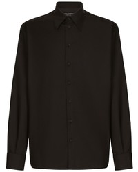 Dolce & Gabbana Long Sleeve Pointed Collar Shirt