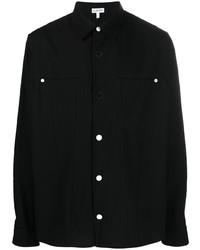 Loewe Long Sleeve Wool Button Down Shirt