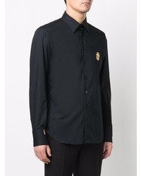 Billionaire Milano Crest Long Sleeve Cotton Shirt