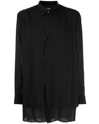 Yohji Yamamoto Overlay Detail Cotton Shirt