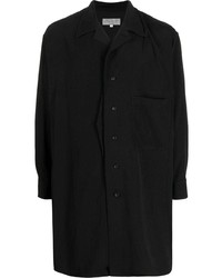 Yohji Yamamoto Patch Pocket Long Sleeve Shirt