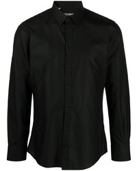 Dolce & Gabbana Pinstripe Long Sleeve Cotton Shirt