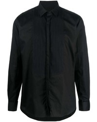 Karl Lagerfeld Pintuck Detail Long Sleeve Shirt