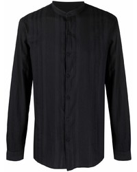 Costumein Pleated Band Collar Shirt