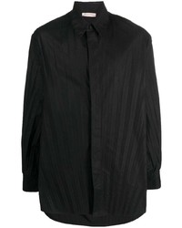 Valentino Garavani Pleated Long Sleeve Shirt
