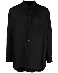Yohji Yamamoto Pussybow Collar Shirt