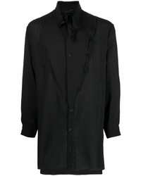 Yohji Yamamoto Pussybow Long Sleeve Shirt