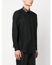John Richmond Sequin Collar Long Sleeved Shirt