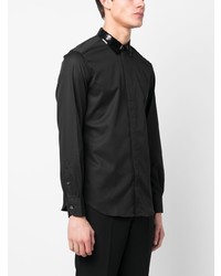 Emporio Armani Sequinned Collar Shirt