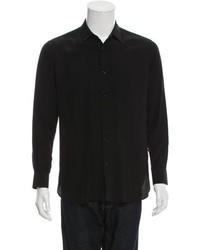 Saint Laurent Silk Button Up Shirt