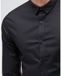 ONLY & SONS Skinny Concealed Button Down Collar Shirt