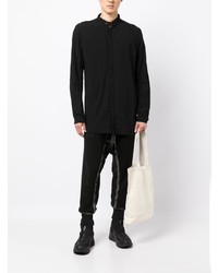 Boris Bidjan Saberi Stand Up Collar Cotton Shirt