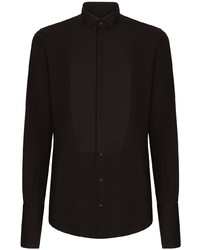 Dolce & Gabbana Stand Up Collar Cotton Shirt