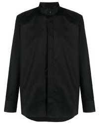 Karl Lagerfeld Stand Up Collar Cotton Shirt