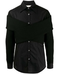 Gmbh Stole Detail Button Up Shirt