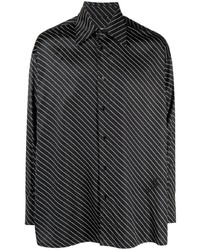 MM6 MAISON MARGIELA Stripe Pattern Long Sleeved Shirt