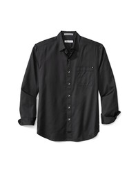 Tommy Bahama Tahitian Button Up Shirt In Black At Nordstrom