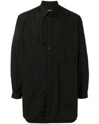 Yohji Yamamoto Tie Neck Long Sleeved Shirt