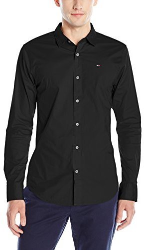 black tommy hilfiger dress shirt