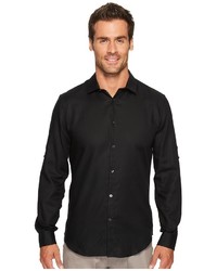 Calvin Klein Twill Roll Up Button Down Shirt Clothing