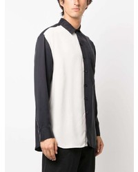 Song For The Mute Two Tone Long Sleeves Shirt