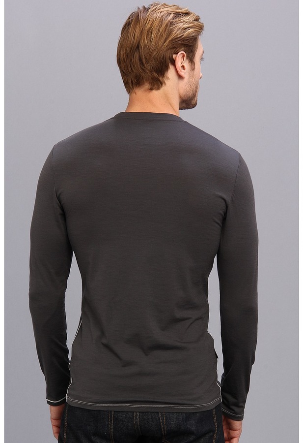 Icebreaker Anatomica Long Sleeve Crewe T Shirt, $80, Zappos