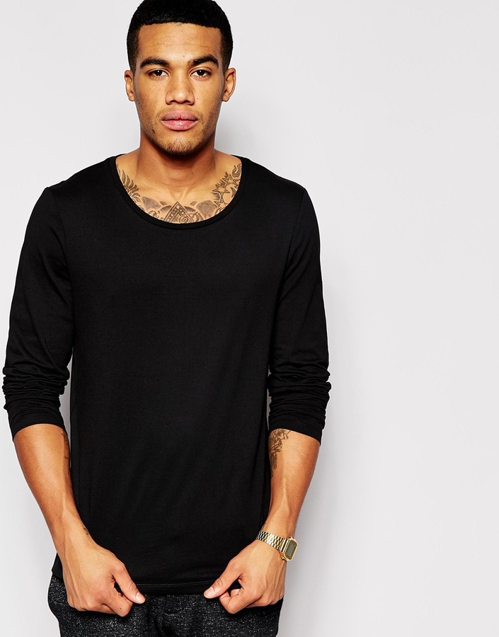 Asos Brand Long Sleeve T Shirt With Scoop Neck | Where to buy & how to wear