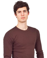 American Apparel Baby Rib Fitted Long Sleeve T Shirt