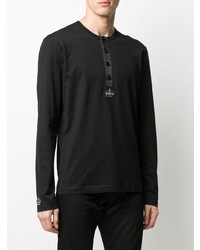 Dolce & Gabbana Beaded Motif Long Sleeved T Shirt