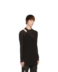 Rick Owens Black Banana Ziggy Sweater