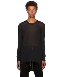 Rick Owens Black Basic Long Sleeve T Shirt