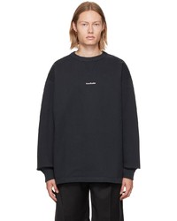 Acne Studios Black Bonded Sweatshirt