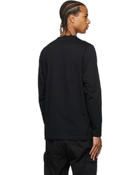 C.P. Company Black Cinquanta Logo Long Sleeve T Shirt