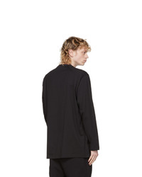 Y-3 Black Classic Logo Long Sleeve T Shirt