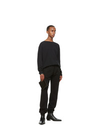 Haider Ackermann Black Cotton Long Sleeve T Shirt