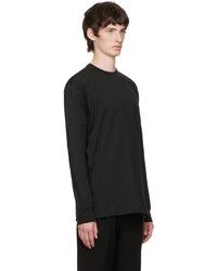 The Viridi-anne Black Cut Out Long Sleeve T Shirt