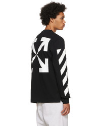 Off-White Black Diag Arrow Skate Long Sleeve T Shirt
