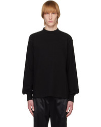 Han Kjobenhavn Black Distressed Long Sleeve T Shirt