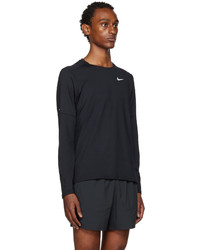 Nike Black Dri Fit Long Sleeve T Shirt