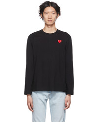 Comme Des Garcons Play Black Heart Long Sleeve T Shirt