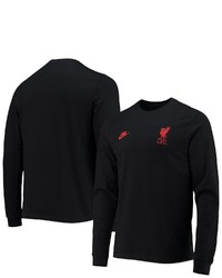 Nike Black Liverpool Futura Travel Long Sleeve T Shirt