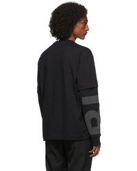 Burberry Black Long Sleeve T Shirt