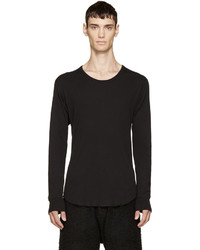 Attachment Black Long Sleeve T Shirt