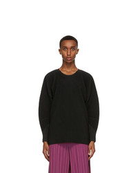 Homme Plissé Issey Miyake Black Monthly Colors September Long Sleeve T Shirt