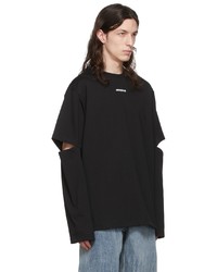 Ader Error Black Obe Long T Shirt
